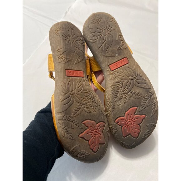 Jafa Womens Leather Sandals Handmade In Israel size 39 - Picture 6 of 9